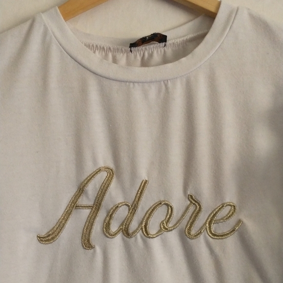 Antwelfth Adore Ruffle Sleeve Flutter Sleeve T Shirt Top Blouse Small - Picture 3 of 5